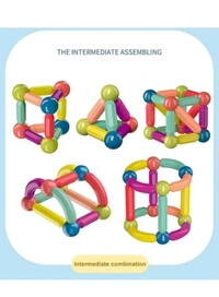 36 PCS Magnetic Colourful Bar Blocks