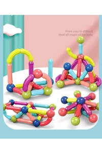 36 PCS Magnetic Colourful Bar Blocks