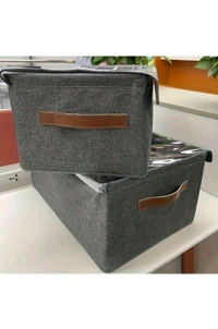 Folding Storage Box with Transparent Lid