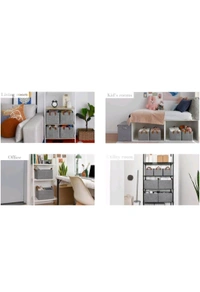 Folding Storage Box with Transparent Lid