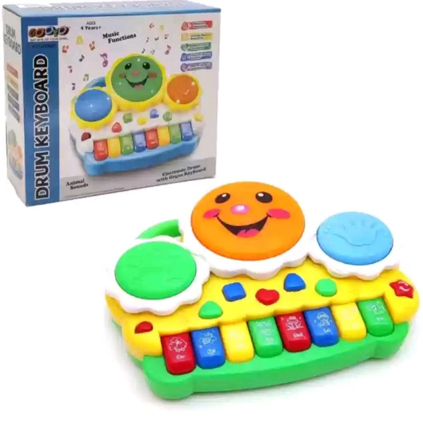 2 In 1 Drum And Piano Musical Toy