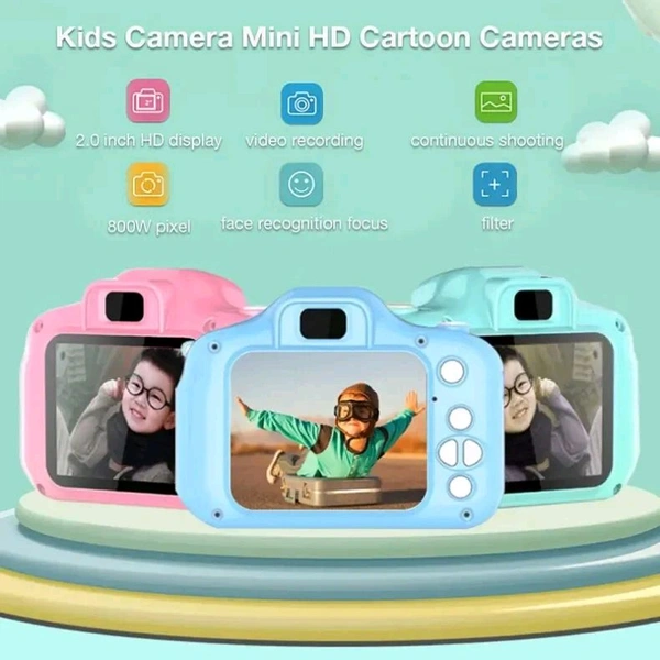 Kids Digital Camera with 1080P HD Video, Fun Filters & Games – Perfect Gift for Boys & Girls! | SKVWORLD