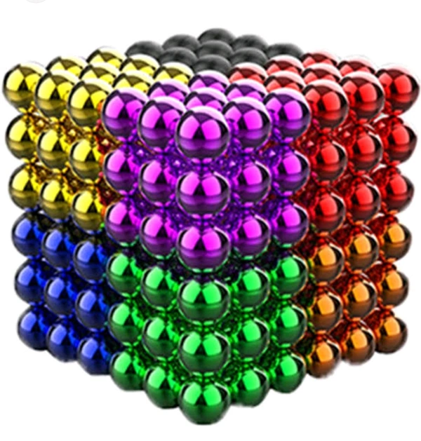 Magnetic Round Bead Color Matching Game