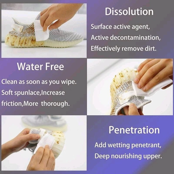 Shoes Wipes Shoe Cleaner 80 wipes