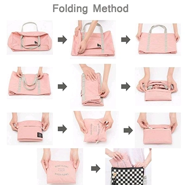 Travel Bag Foldable Nylon Duffle Tote Bag 32 Liter