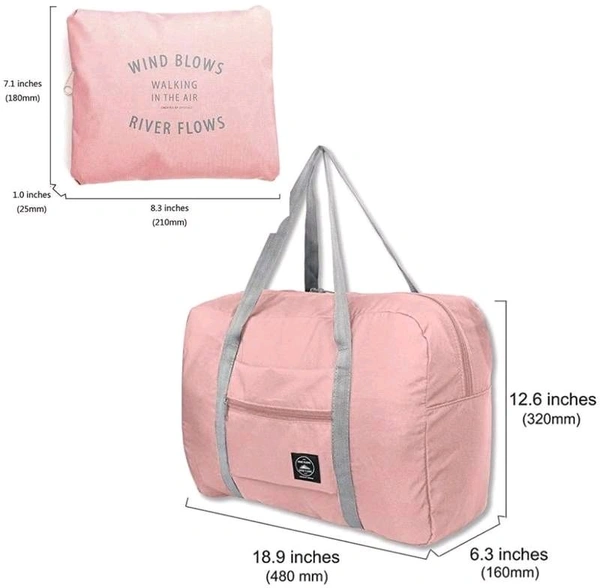 Travel Bag Foldable Nylon Duffle Tote Bag 32 Liter