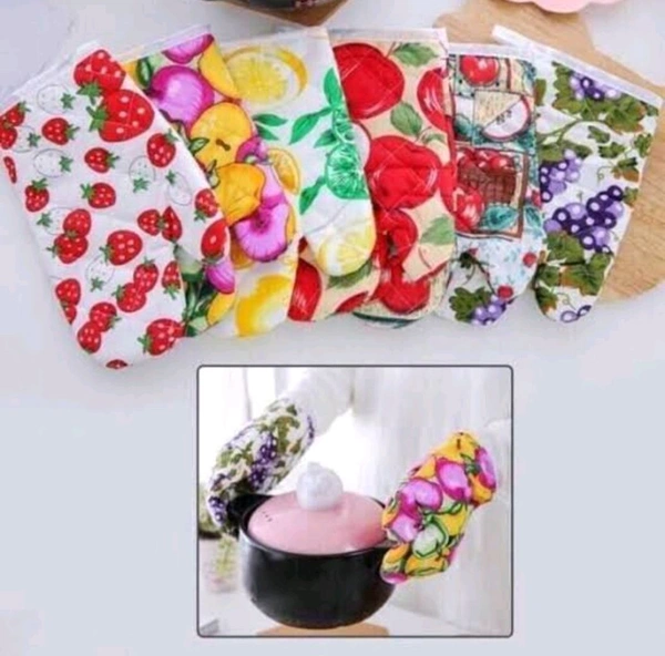 Microwave Cooking Gloves (Multi Design)