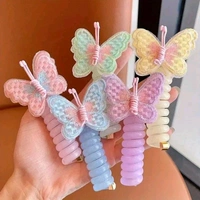 Butterfly Telephone Wire Hair Band For Kids