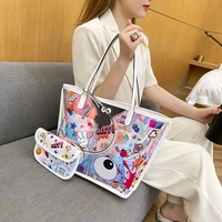 Eye Theme Stylish Handbag With Sling Combo