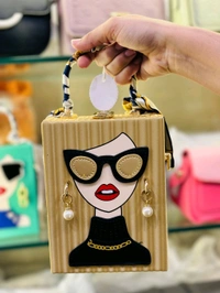 Elegant Silk Scarf Clutch Box For Multi Colours