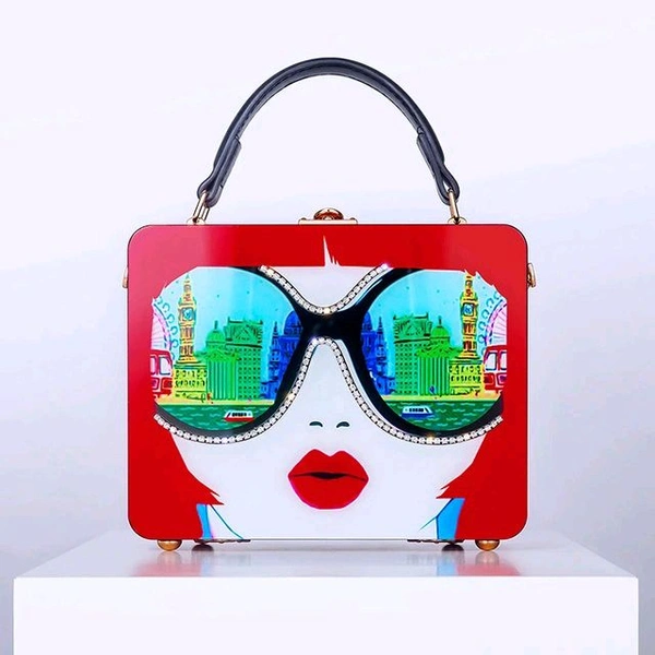 Diamond Cute Cartoon Girl Acrylic Box