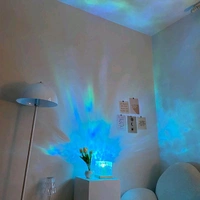 Wave Lamp LED Projector – 3D Ocean Water Effect Light with Remote & 16 Colors for Ambient Home Décor