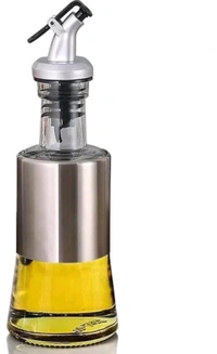Stainless Steel And Glass Oil Dispenser 200ML