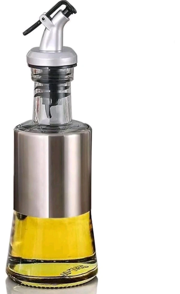Stainless Steel And Glass Oil Dispenser 200ML