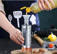 Premium Stainless Steel And Glass Oil Dispenser |500Ml