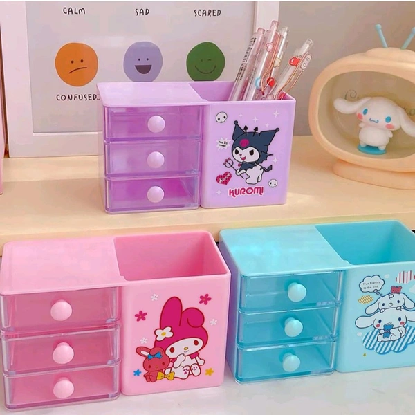 Cute Desk Organizer - Mini Multi-Functional Pen Holder