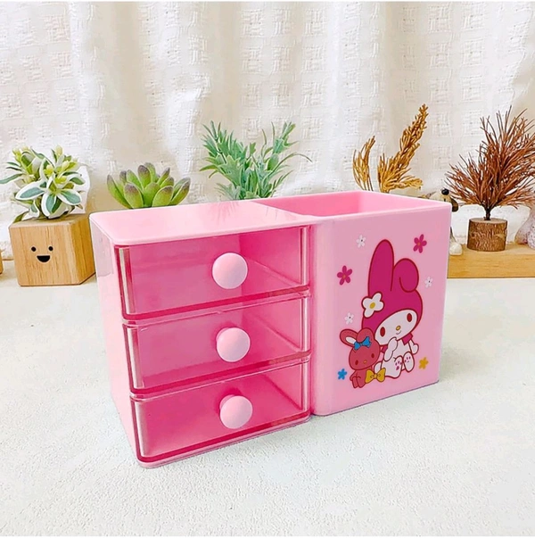 Cute Desk Organizer - Mini Multi-Functional Pen Holder