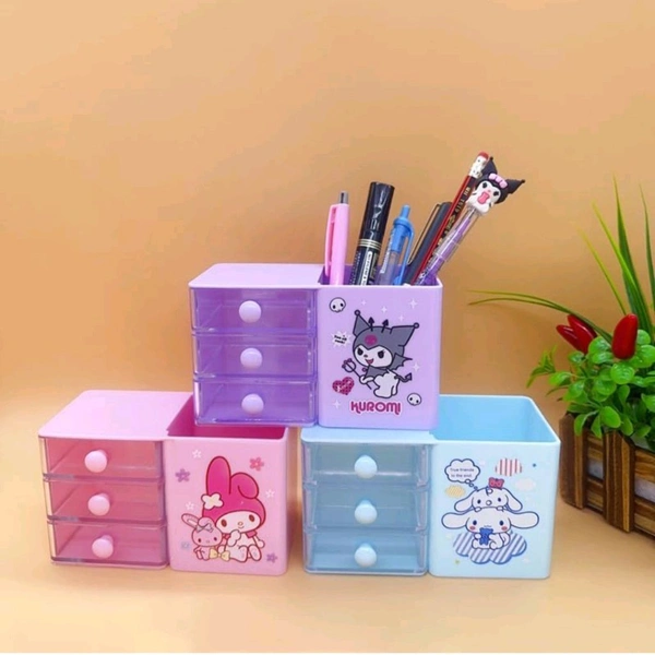Cute Desk Organizer - Mini Multi-Functional Pen Holder