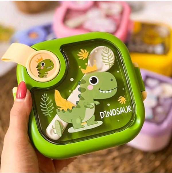 Square Shaped Lunch Box with Stainless Steel Bowl