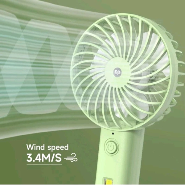 Powerful Rechargeable Table Fan with LED light