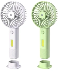 Powerful Rechargeable Table Fan with LED light