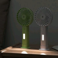 Powerful Rechargeable Table Fan with LED light