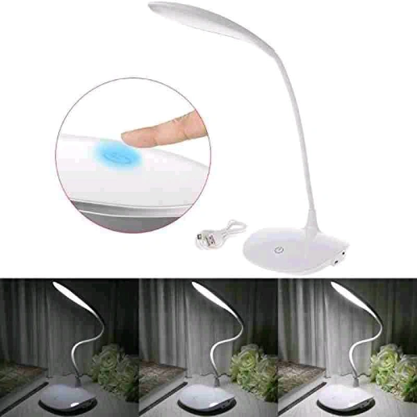 Flexible Spine With Touch Sensitive Button Table Lamp