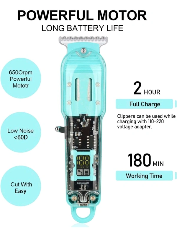 Professional Rechargeable Cordless Hair Clipper