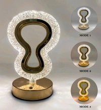 Crystal Table Lamp Cordless Luxury Lamp USB Type 