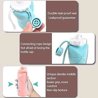 Folding Silicone Water Bottle 600ML