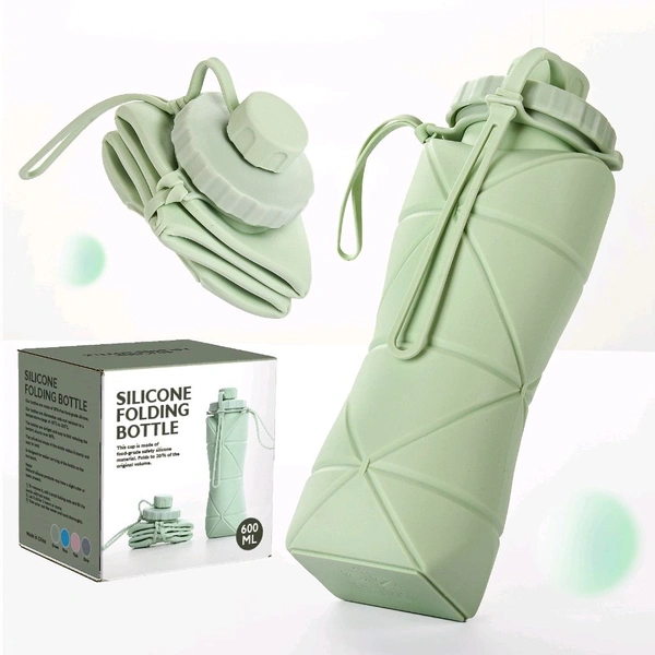 Folding Silicone Water Bottle 600ML