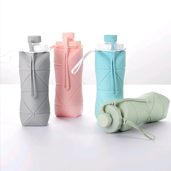 Folding Silicone Water Bottle 600ML