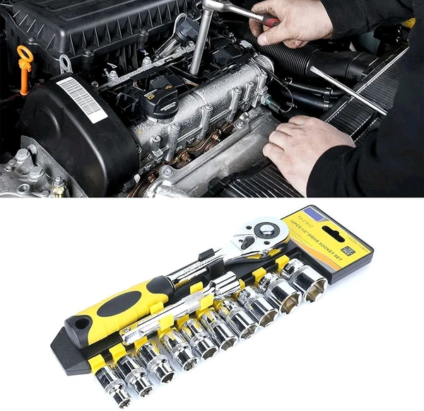 1/2 Inch Ratchet SOCKET Set Of Chrome Vanadium
