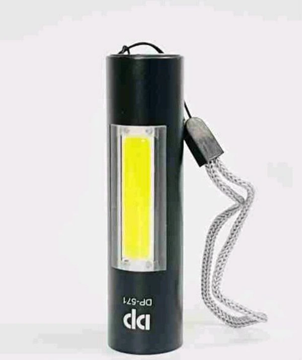 Rechargeable led Torch Light  (Metal)