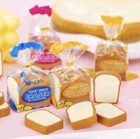 Toast Bread Eraser (Pack Of 4)