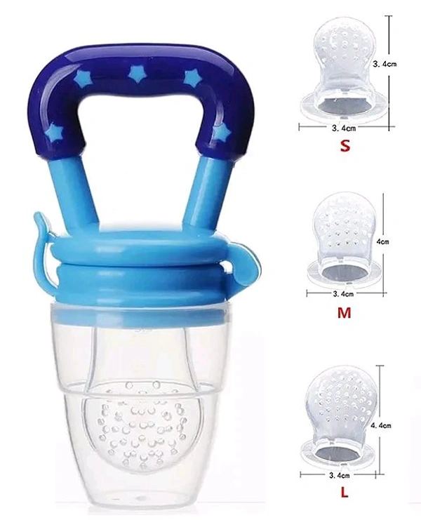 Baby Silicone Food & Fruit Nibbler – Safe, BPA-Free & Teething-Friendly Feeder | SKVWORLD