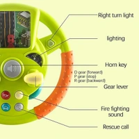 Steering Wheel With Music Light Driving Game For Children