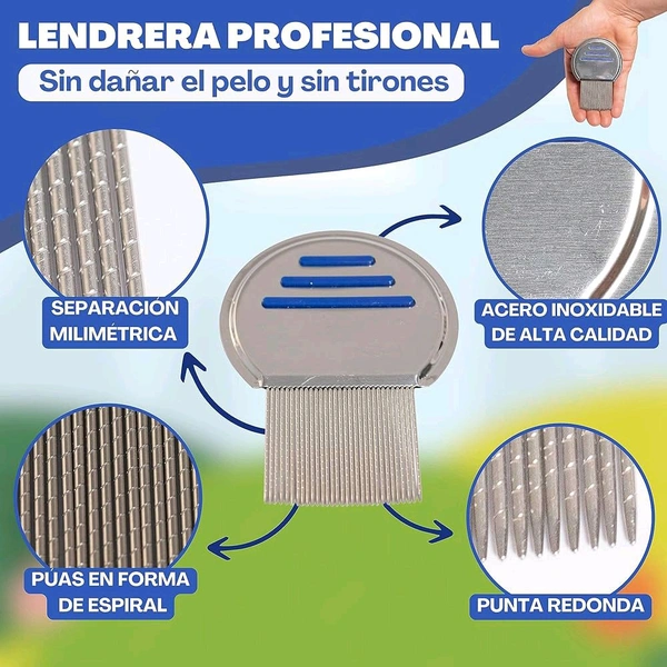 Stainless Steel Lice Brush Suitable For All Hair