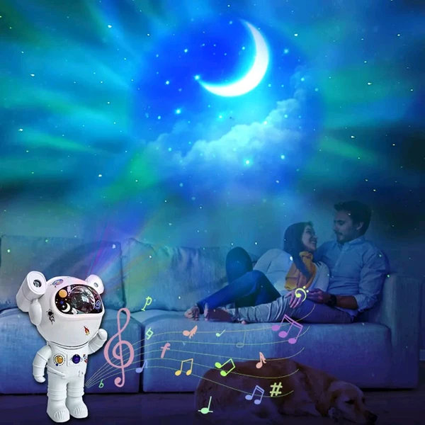 Astronaut Starry Projector Night Lights With Speaker 