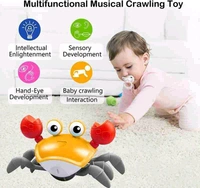 Rechargeable Crawling Crab Toy with Music & Lights – Interactive Baby & Toddler Fun! | SKVWORLD