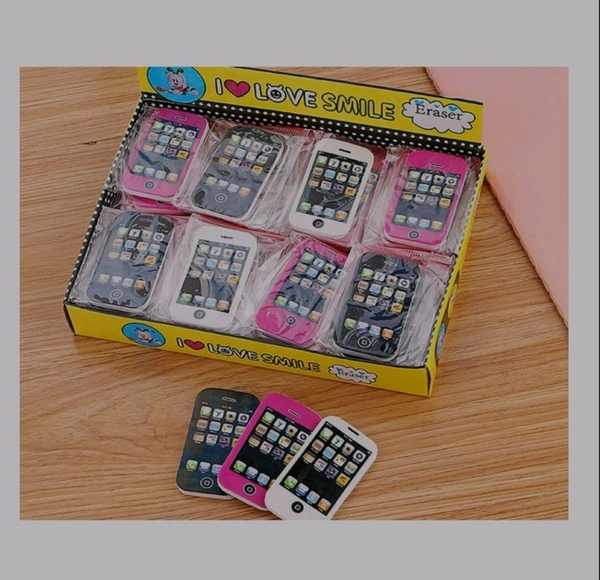 SMART PHONE ERASERS(pack of 48 Pcs)
