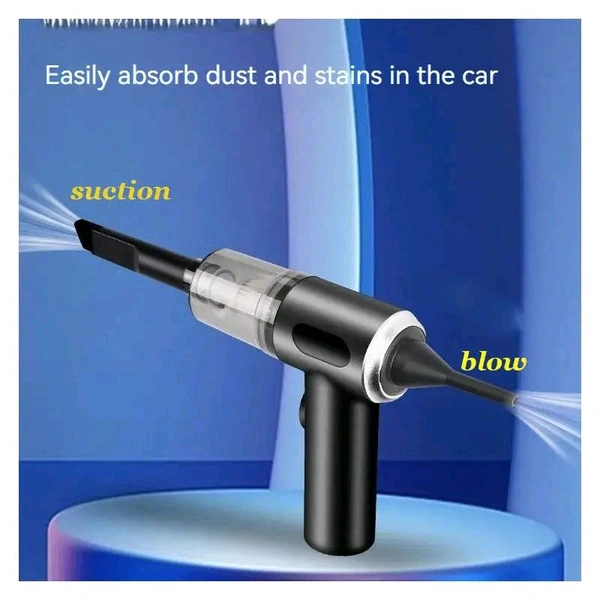 SKVWORLD 3-in-1 Portable Mini Vacuum Cleaner – Powerful Cleaning for Home & Car! 