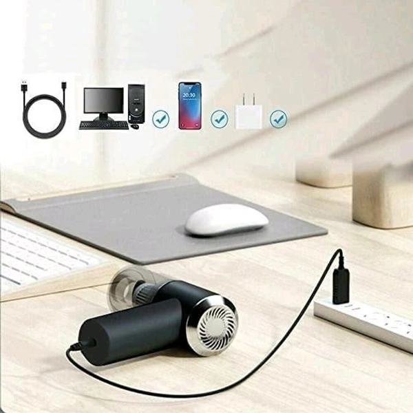SKVWORLD 3-in-1 Portable Mini Vacuum Cleaner – Powerful Cleaning for Home & Car! 