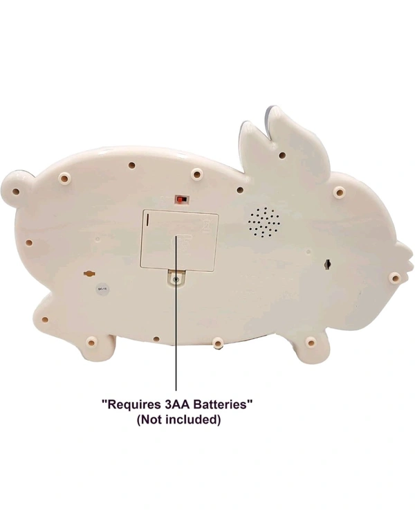 Rabbit Musical Piano and keyword Toys with Flashing Lights