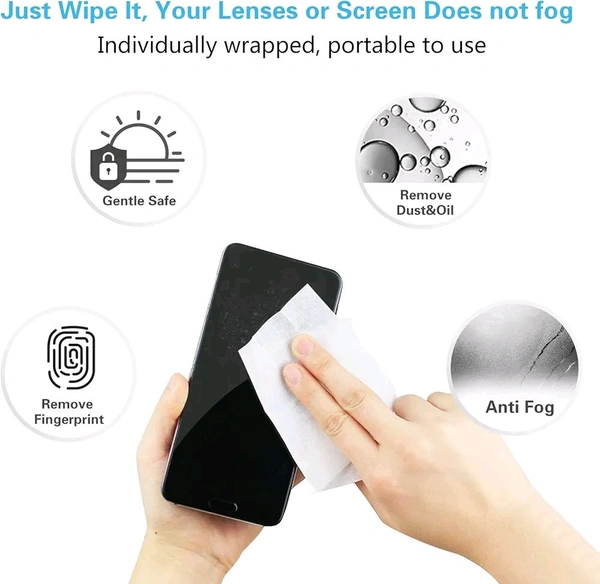 Anti Fog Wipes 100 Pcs