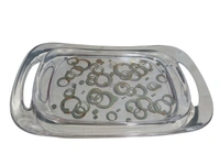 Crystal Transparent Coffee Tray