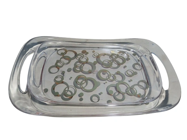 Crystal Transparent Coffee Tray