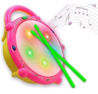 Musical Flash Drum with 3D Lights With Music
