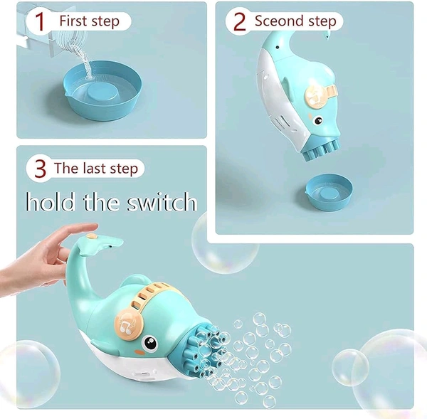 Dolphin Gatling 12 Hole  Bubble Gun