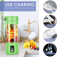 Portable USB Rechargeable Blender – Mini Personal Juicer for Smoothies & Shakes, Travel-Friendly Fruit Mixer – SKVWORLD